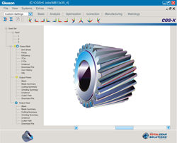 Gleason software GUI created by Wirlo Assoicates